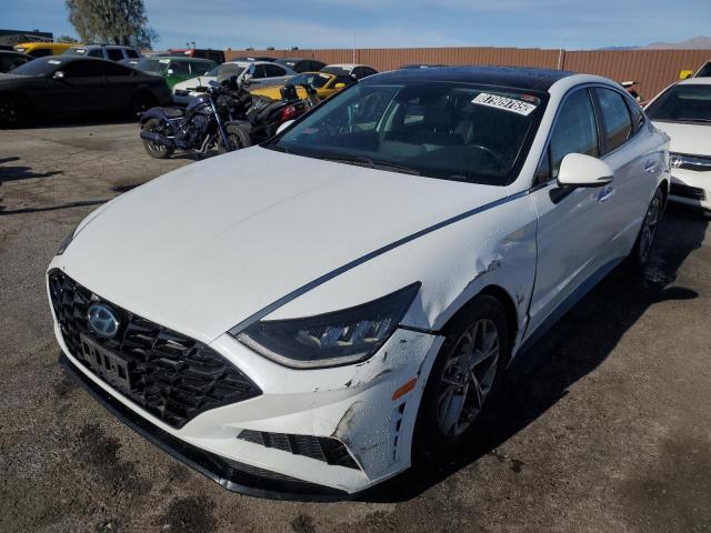 HYUNDAI SONATA SEL 2020 white  gas 5NPEF4JA2LH000916 photo #1