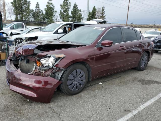 HONDA ACCORD LX 2012 burgundy  gas 1HGCP2F3XCA038244 photo #1