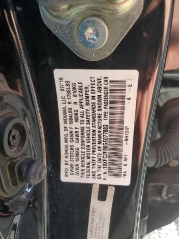2016 HONDA CIVIC EX 19XFC2F80GE077883