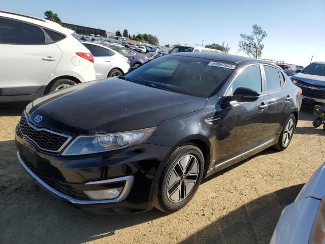 KIA OPTIMA HYB 2012 black  hybrid engine KNAGM4AD0C5020149 photo #1