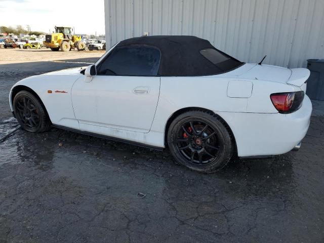 HONDA S2000 2002 white converti gas JHMAP11452T008313 photo #3