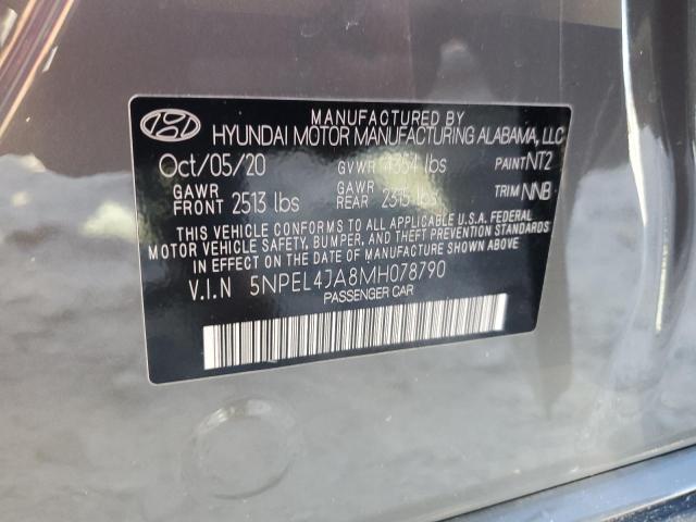 2021 HYUNDAI SONATA SEL - 5NPEL4JA8MH078790