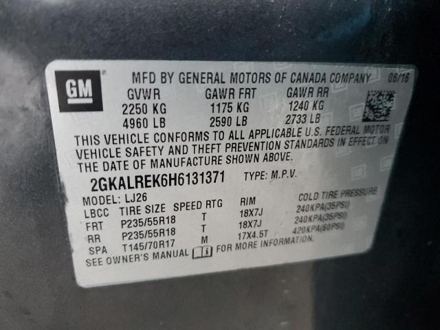 2017 GMC TERRAIN DE 2GKALREK6H6131371