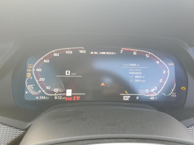 2020 BMW X6 M50I 5UXCY8C05L9C70407