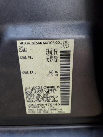 2017 NISSAN ALTIMA 2.5 - 1N4AL3AP7HC470440