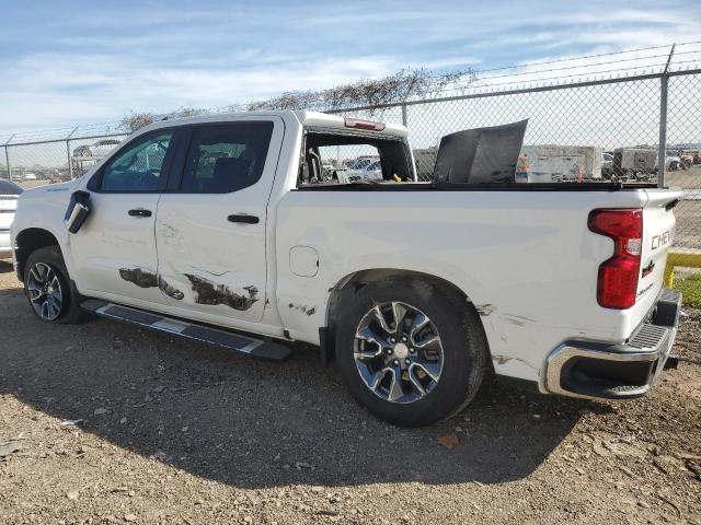 CHEVROLET SILVERADO 2023 white  gas 3GCPACEK3PG250460 photo #3