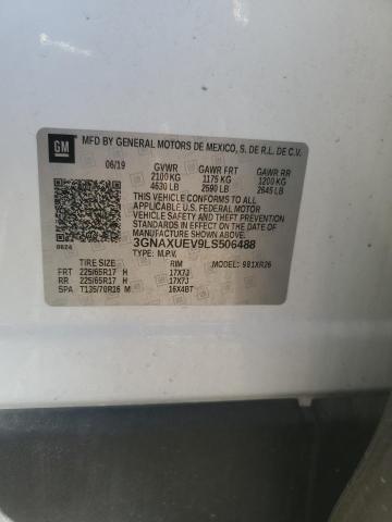 2020 CHEVROLET EQUINOX LT - 3GNAXUEV9LS506488