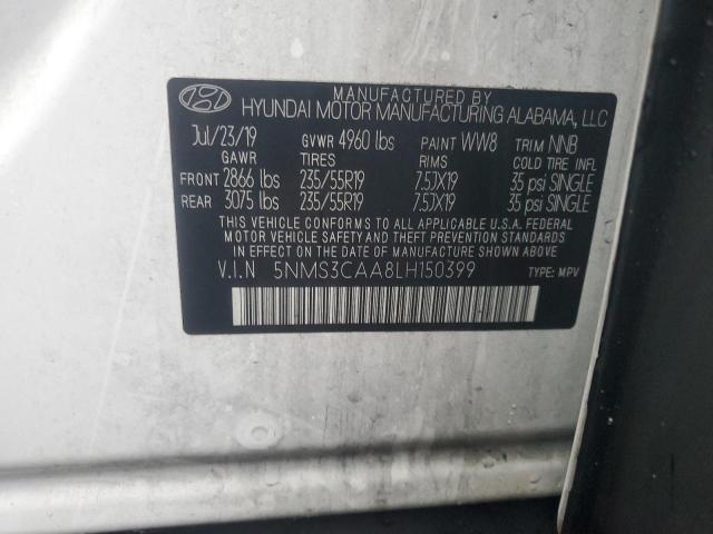 2020 HYUNDAI SANTA FE S - 5NMS3CAA8LH150399