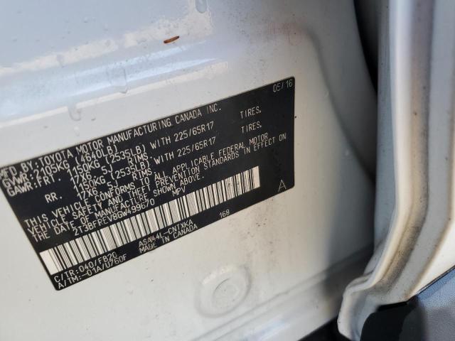 2016 TOYOTA RAV4 LE 2T3BFREV8GW499670