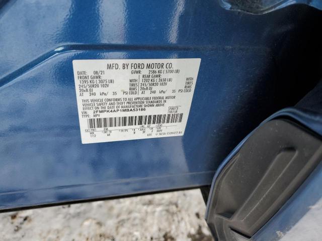 2021 FORD EDGE ST - 2FMPK4AP1MBA53186