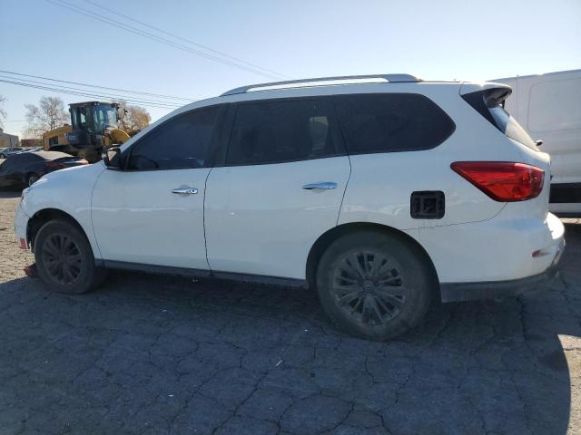 NISSAN PATHFINDER 2017 white  gas 5N1DR2MN1HC665228 photo #3