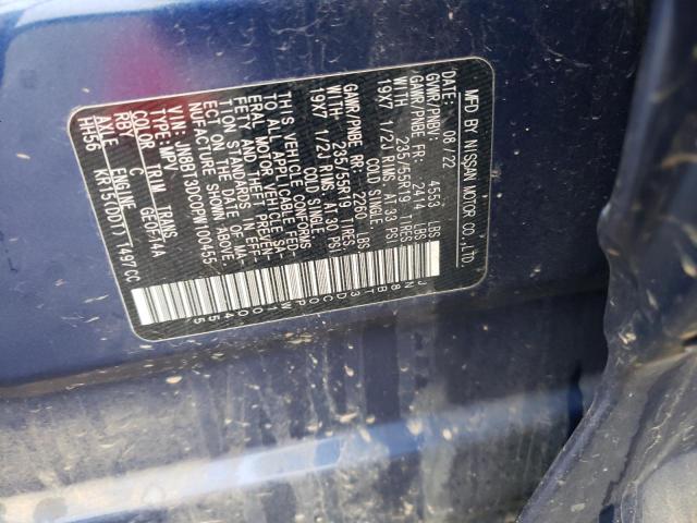 2023 NISSAN ROGUE PLAT JN8BT3DC0PW100455