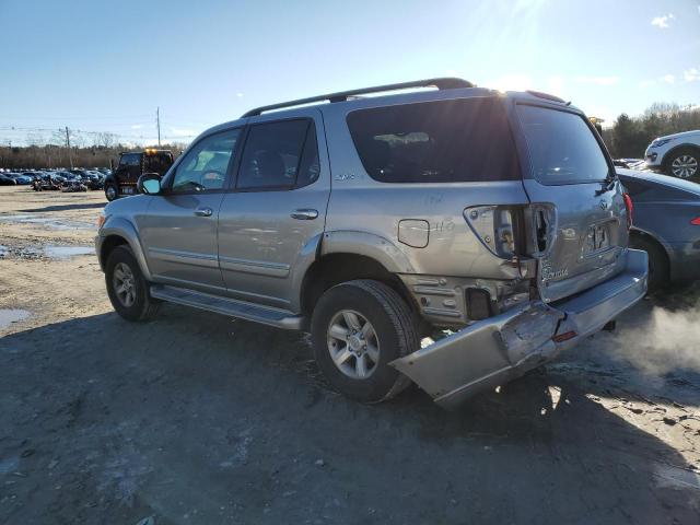 TOYOTA SEQUOIA SR 2006 silver  gas 5TDBT44A96S259571 photo #3