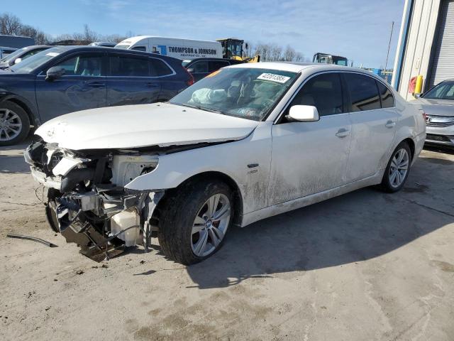 BMW 528 XI 2009 white  gas WBANV13599C153750 photo #1