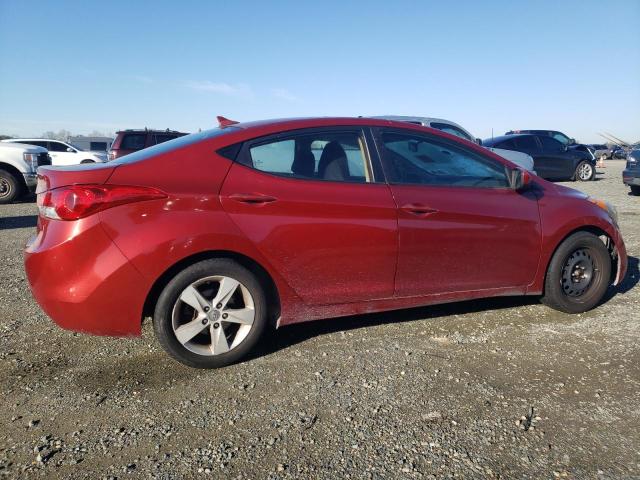 HYUNDAI ELANTRA GL 2011 red  gas KMHDH4AEXBU111366 photo #4