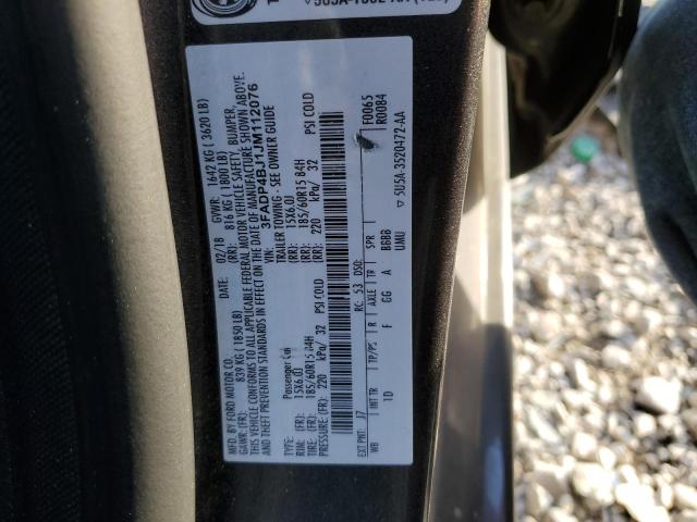 2018 FORD FIESTA SE 3FADP4BJ1JM112076