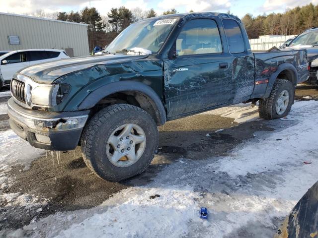 TOYOTA TACOMA XTR 2004 green club cab gas 5TEWN72N74Z363446 photo #1