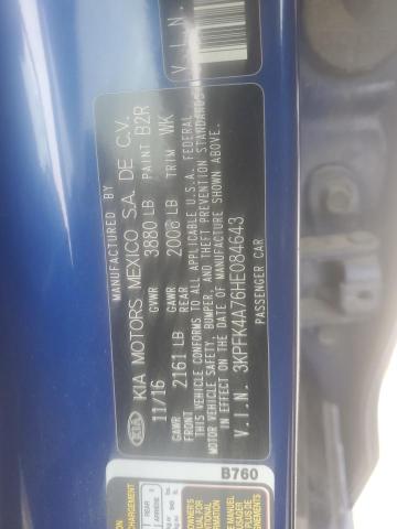2017 KIA FORTE LX - 3KPFK4A76HE084643