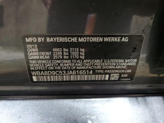 2018 BMW 330 XI WBA8D9C53JA616514