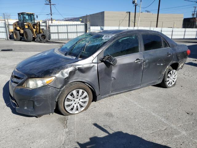 TOYOTA COROLLA BA 2013 gray sedan 4d gas 5YFBU4EE3DP135090 photo #1