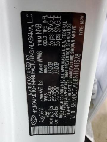 2022 HYUNDAI TUCSON SEL - 5NMJCCAE8NH041328