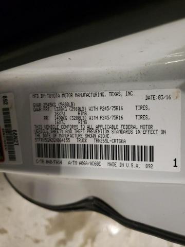 2016 TOYOTA TACOMA ACC - 5TFRX5GN2GX064155