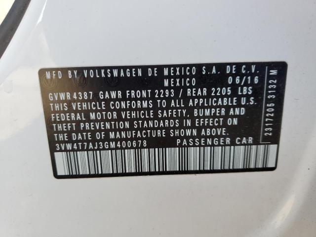 2016 VOLKSWAGEN JETTA GLI - 3VW4T7AJ3GM400678