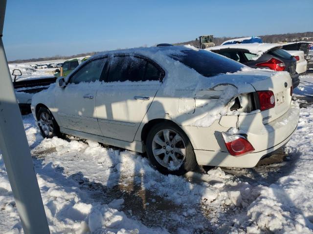 KIA OPTIMA LX 2008 white sedan 4d gas KNAGE124085221762 photo #3