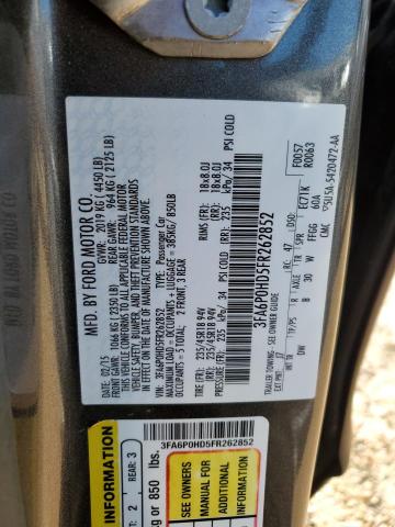 2015 FORD FUSION SE 3FA6P0HD5FR262852