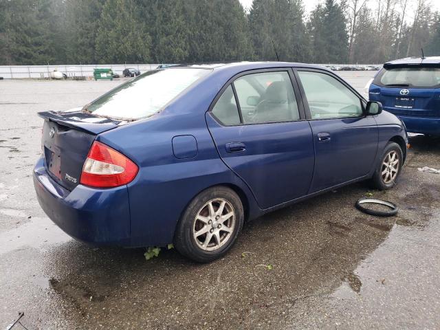 TOYOTA PRIUS 2002 blue  hybrid engine JT2BK12U720062290 photo #4