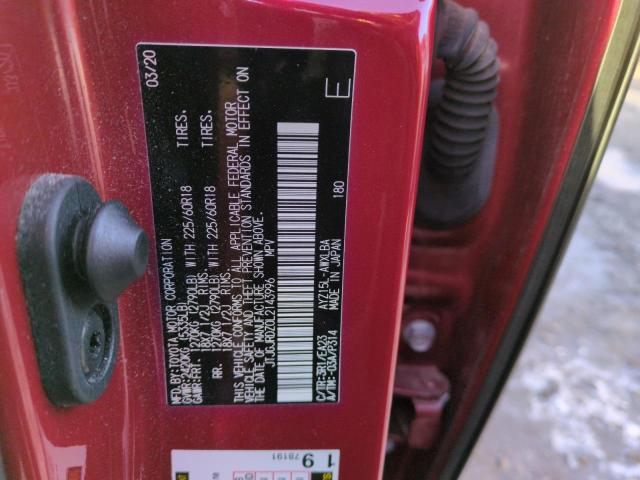2020 LEXUS NX 300H JTJGJRDZ0L2143996