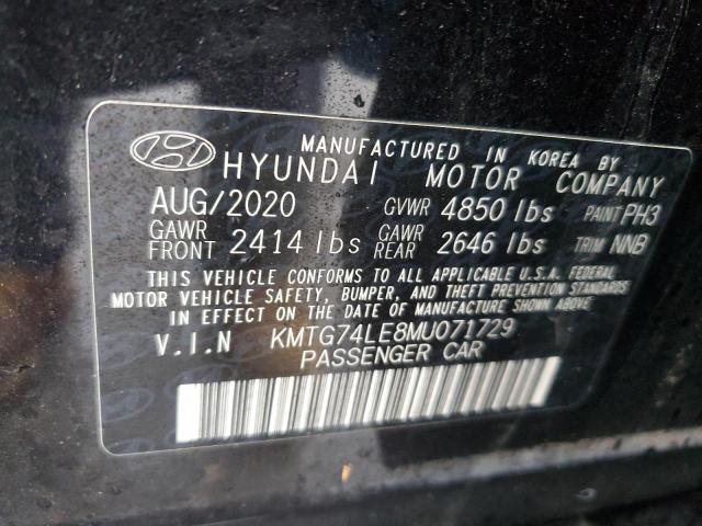 2021 GENESIS G70 KMTG74LE8MU071729