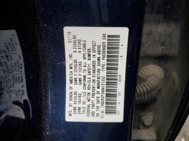 2016 HONDA ACCORD LX - 1HGCR2F38GA121252
