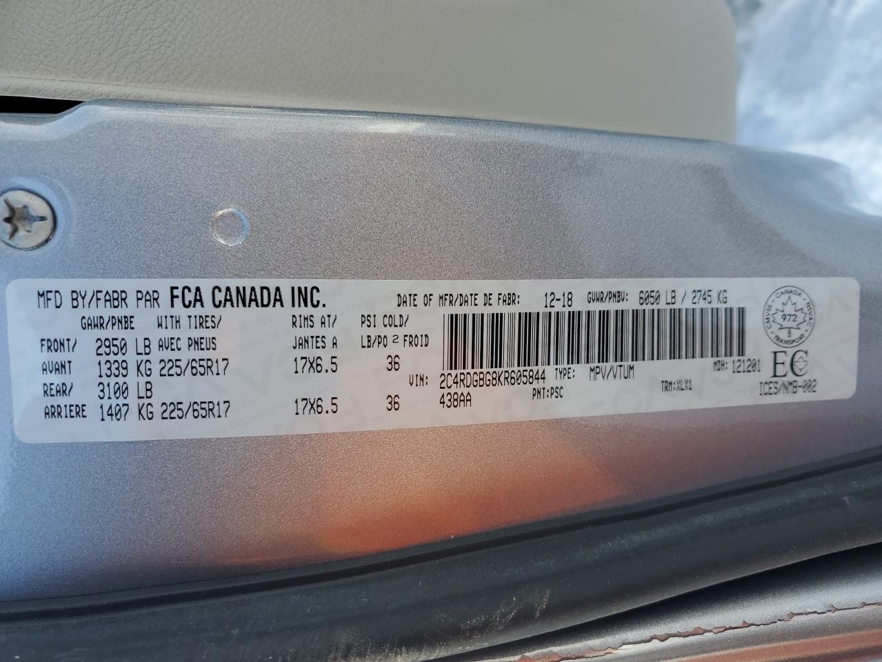 DODGE GRAND CARAVAN SE