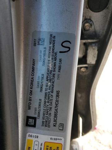 2017 CHEVROLET SPARK LS - KL8CB6SA7HC813645
