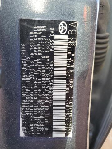 2016 TOYOTA COROLLA L - 5YFBURHE9GP438565