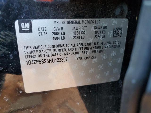 2017 BUICK LACROSSE E 1G4ZP5SS3HU122897