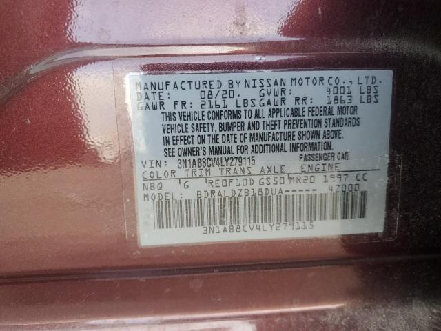2020 NISSAN SENTRA SV - 3N1AB8CV4LY279115