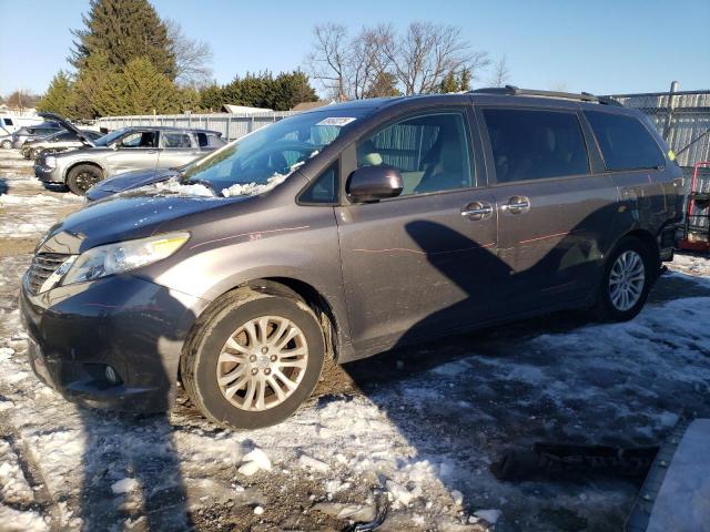 TOYOTA SIENNA XLE 2012 gray  gas 5TDYK3DC6CS253845 photo #1