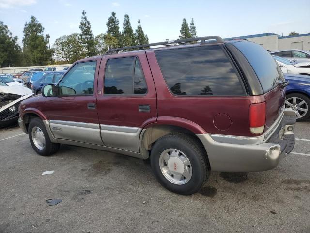 GMC JIMMY 2000 burgundy  gas 1GKCS13WXY2180539 photo #3