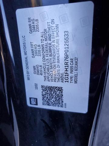 2023 CHEVROLET CAMARO SS - 1G1FH1R76P0125533