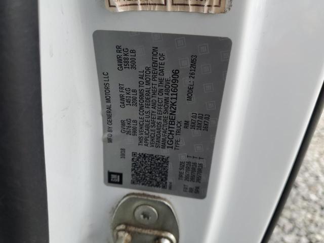2019 CHEVROLET COLORADO - 1GCHTBEN2K1160906