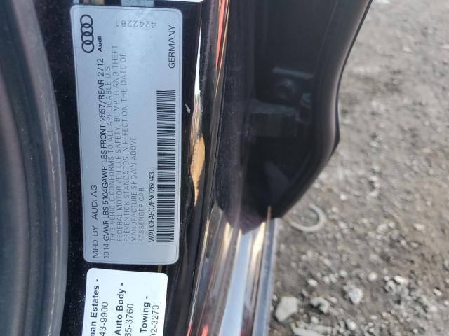 2015 AUDI A6 PREMIUM - WAUGFAFC7FN026043