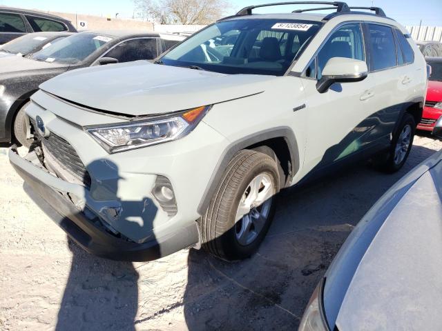 TOYOTA RAV4 XLE 2021 gray  hybrid engine 2T3RWRFV0MW115874 photo #1