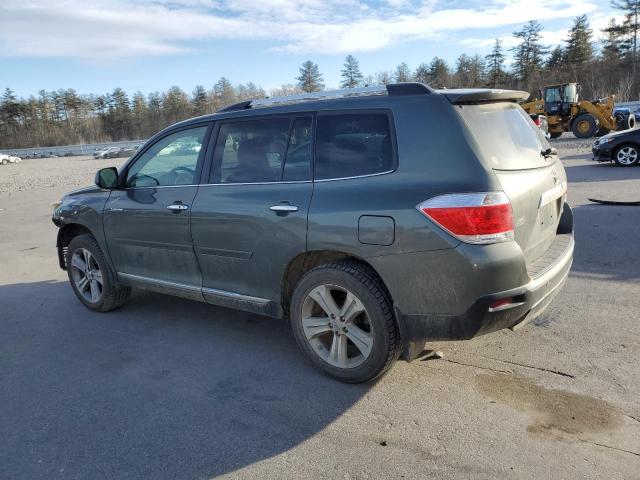 TOYOTA HIGHLANDER 2013 green 4dr spor gas 5TDDK3EHXDS183079 photo #3