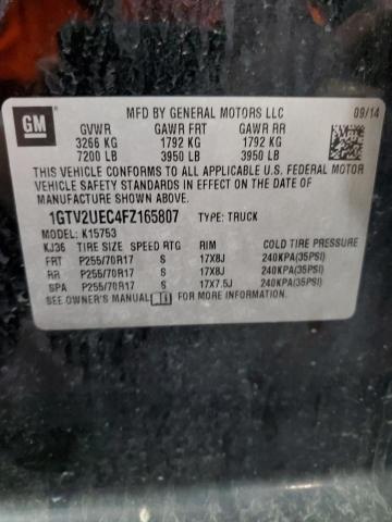 2015 GMC SIERRA K15 - 1GTV2UEC4FZ165807