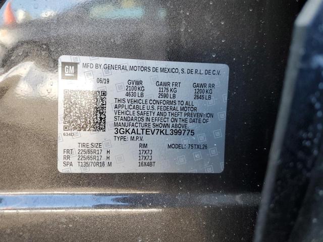 2019 GMC TERRAIN SL - 3GKALTEV7KL399775