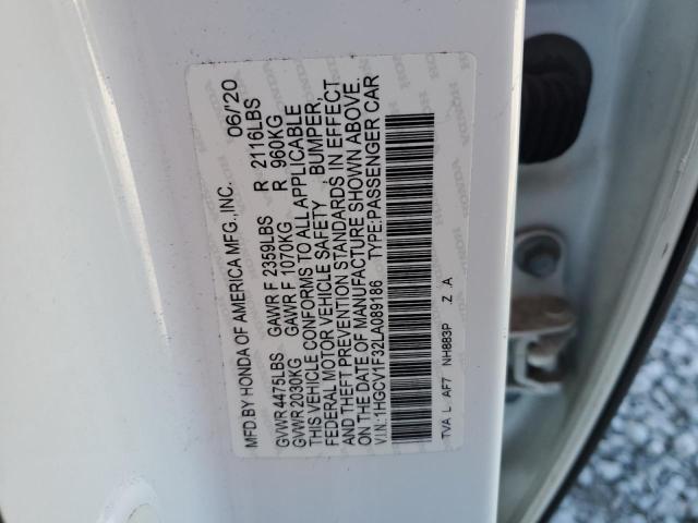 2020 HONDA ACCORD SPO - 1HGCV1F32LA089186