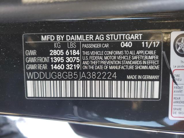 2018 MERCEDES-BENZ S 560 4MAT - WDDUG8GB5JA382224