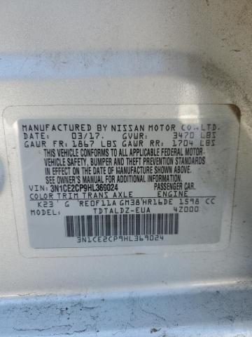 2017 NISSAN VERSA NOTE - 3N1CE2CP9HL369024